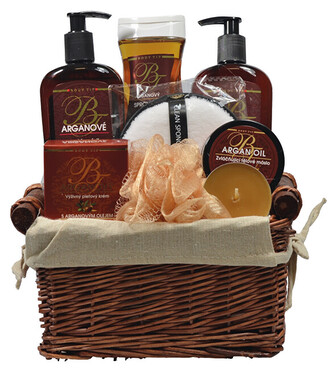 Vivaco Dárkové balení Argan v proutěném košíku Vivaco Dárkové balení Argan v proutěném košíku