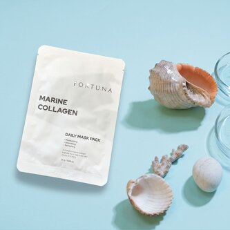 Fortuna Maska s mořským kolagenem pro elasticitu pleti 1 ks