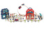 Vlaková dráha v kufříku 142 dílků 110x46x36,5 cm