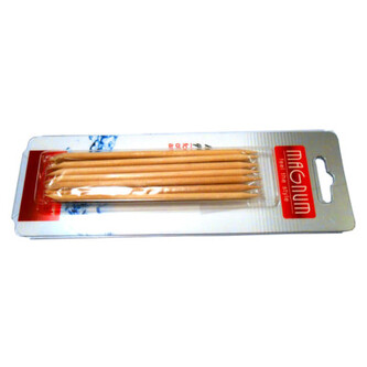 072 MAGNUM dřevěný zatlačovač nehtové kůžičky 11,5 cm, 10 ks. v balení