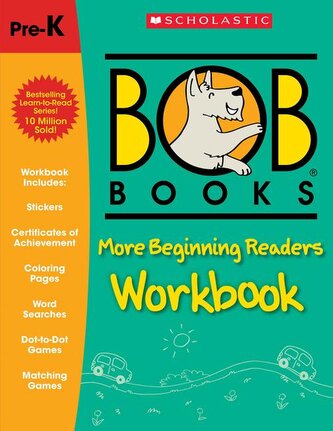 Bob Books - More Beginning Readers Workbook Phonics, Writing Practice, Stickers, Ages 4 and Up, Kindergarten, First Grade (Stage