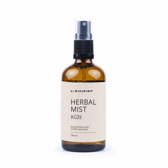 Almara soap HERBAL MIST | RŮŽE pleťová voda destilovaná z květů bio růže 100 ml