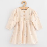 Kojenecké bavlněné šaty New Baby Husičky - velikost 86 (12-18m)