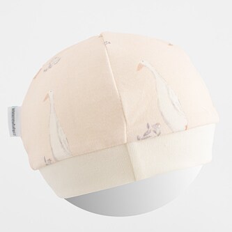 Kojenecká bavlněná čepička New Baby Husičky - velikost 80/86