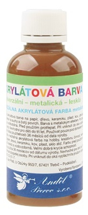 Akrylová barva lesklá 50g - 10. SVĚTLE HNĚDÁ