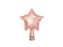 Foliový balonek hvězda rosegold 12 cm - 25ks
