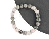 Náramek Růžovo-šedý