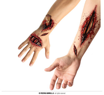 Otevřené zranění tetování