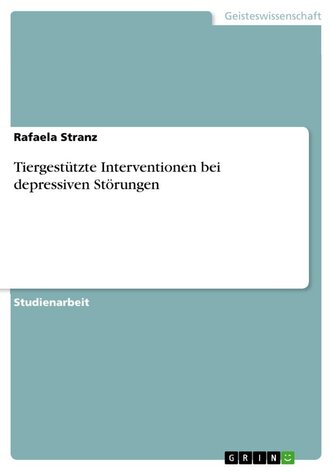 Tiergestützte Interventionen bei depressiven Störungen