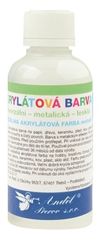 Akrylová barva lesklá 50g - 13. BÍLÁ