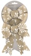 Mašle dekorační 18 cm, 2 ks