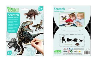 Naklejki do wydrapywania - Dinozaury