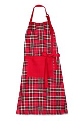 Zástěra vánoční kuchyňská, Kostka červená 20491