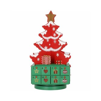 Adventní kalendář Stromeček s přihrádkami