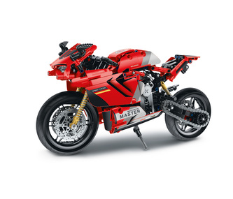 iM.Master Stavebnice motorka červená 32,2x10x16,6 cm