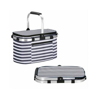 Chladící taška 28l, modro-bílé pruhy SPRINGOS BELICE Chladící taška 28l, modro-bílé pruhy SPRINGOS BELICE