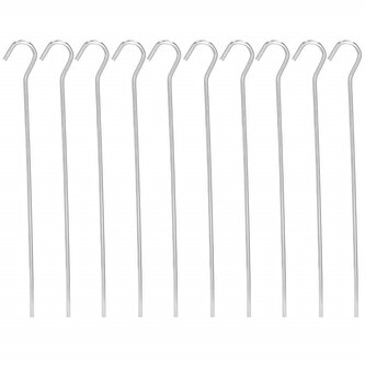Kotevní kolíky s háčkem 13 cm, sada 10ks SPRINGOS PT023