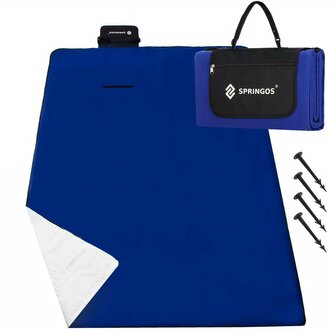 Pikniková deka 200x150 cm, modrá SPRINGOS PM038 Pikniková deka 200x150 cm, modrá SPRINGOS PM038