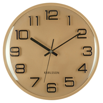 Designové nástěnné hodiny 6022GD Karlsson 30cm