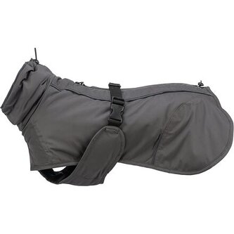 Outdoorový kabátek LIMOUX, kamenná šedá - S: 33cm, hruď: 52-62cm, krk: 26-36cm