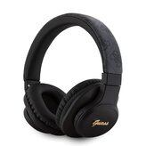 Guess PU Leather 4G Tone on Tone Script Logo Bezdrátová Sluchátka Black (Pošk. Balení)