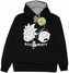 Pánská mikina Rick and Morty: Pair (2XL) černá bavlna polyester