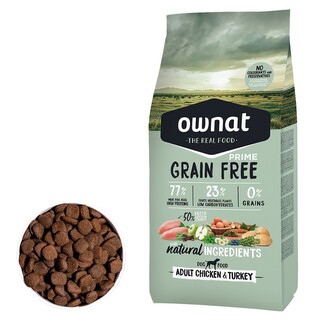 OWNAT GF PRIME DOG Adult Chicken & Turkey 12kg OWNAT GF PRIME DOG Adult Chicken & Turkey 12kg