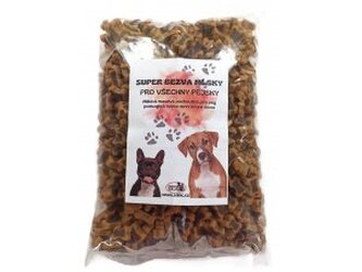 Kostičky DUO jehně & rýže 2,5kg sáček - poloměkký pamlsek