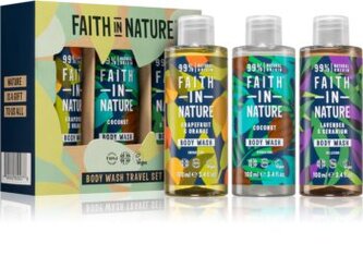 Body Wash Travel Set Faith in Nature
