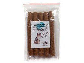 DENTALNÍ TYČKY 18cm  kulaté -  KUŘE 5ks/sáček