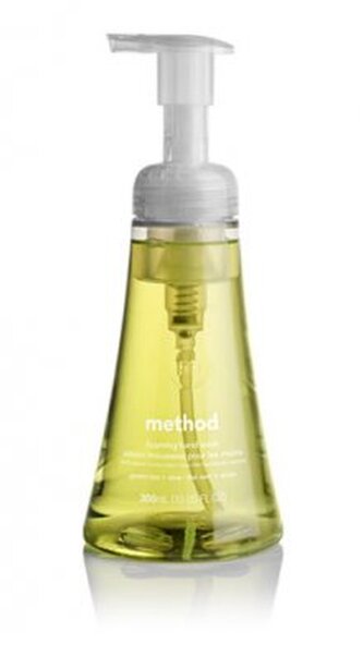 Pěnové mýdlo na ruce Zelený čaj a Aloe vera 300ml Method