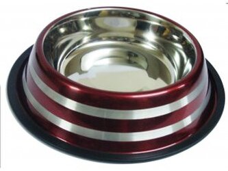 Miska nerez LINE červená 0,525l/15,5cm(96)