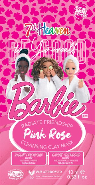Montagne Jeunesse (7th Heaven) Dětská pleťová maska Barbie - Pink Rose 10ml 7th Heaven