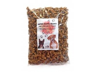 Kostičky MAXI DUO jehně & rýže 2,5kg  sáček - poloměkký pamlsek