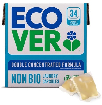 NON BIO kapsle na praní s vůní šeříku a meruňky 34ks Ecover