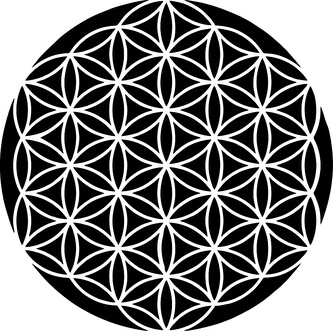 ARTEMISS Květ života - plastová šablona 466 Rozměr: GS 14,5x14,5