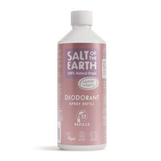 Doplňovací náplň minerální deodorant ve spreji LAVENDER + VANILLA 500ml Salt of the Earth