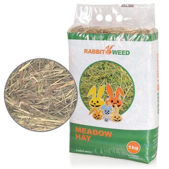 Rabbit Weed seno luční, 4x 1kg, cena za 1ks