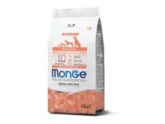 MONGE DOG Puppy & Junior Losos, rýže 2,5kg 31/18
