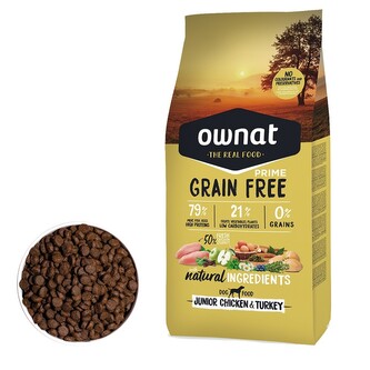 OWNAT GF PRIME DOG Junior Chicken & Turkey 12kg OWNAT GF PRIME DOG Junior Chicken & Turkey 12kg