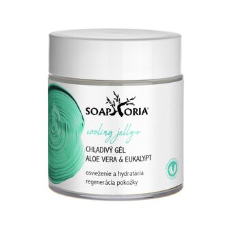 Chladivý gel cooling jelly Aloe vera a Eukalyptus 100ml Soaphoria