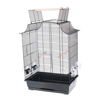 Klec GRETA CABRIO barva černá, 49,5 x 30,5 x 66 cm