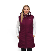 Dámská zimní softshellová vesta s beránkem Fuchsie; Barva: fuchsiová; Velikost: XL