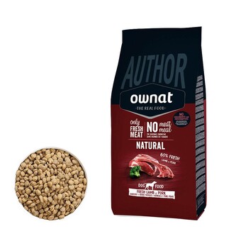 OWNAT AUTHOR DOG Fresh Lamb & Pork 3kg OWNAT AUTHOR DOG Fresh Lamb & Pork 3kg