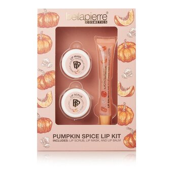 Bellápierre Set péče o rty Lip Care Kit Pumpkin Spice 3ks Bellapierre