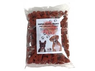 Kroužky hovězí 2kg sáček - poloměkký pamlsek