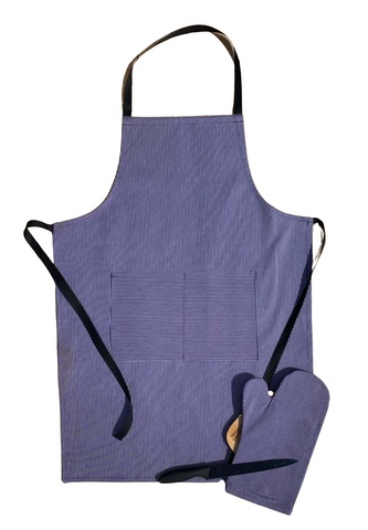 Svitap Grilovací set zástěra a chňapka denim