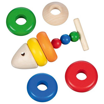 Nawlekanka drewniana ryba Goki