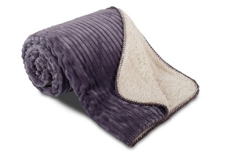 Svitap Deka mikrovlákno Ovečka manžestr antracit 150x200 cm Svitap Deka mikrovlákno Ovečka manžestr antracit 150x200 cm