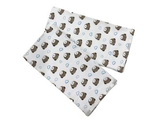 PREM INTERNACIONAL Látková plena 70x70 Méďa srdíčko (balení 5 ks)